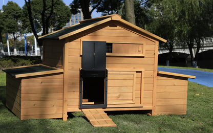 Fuzzy-Bird Solar Powered Automatic Chicken Coop Door Full Aluminum Door