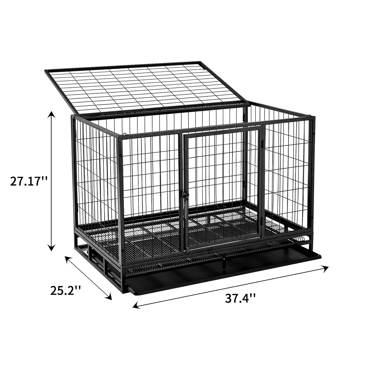 Fuzzy-Bird Heavy-Duty Wire Dog Cage L/XL/XXL