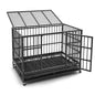 Fuzzy-Bird 48 inch Heavy Duty Indestructible Dog Crate Dog Cage Kenne lExtra Large XL XXL Dog Crate