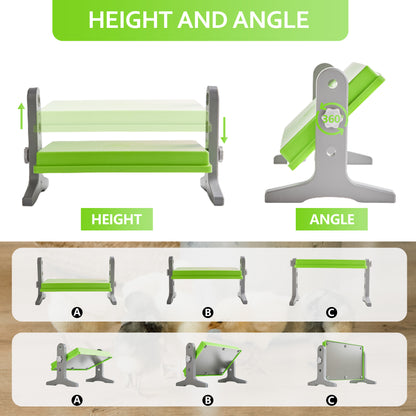 Fuzzy-Bird (12''*8'') Chick Brooder Height Angle Adjustable