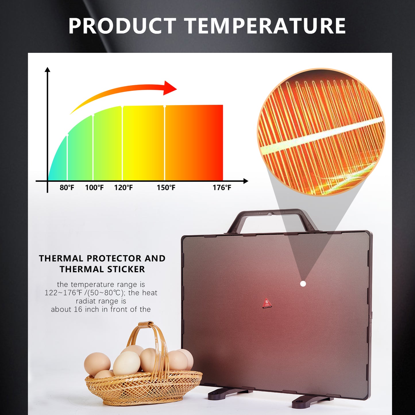 Fuzzy-Bird Chicken Coop Heater Chicken Heating Panel